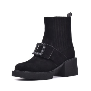Botine dama elegante, piele naturala, K3K350088 01-I