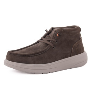 Ghete barbati din piele naturala intoarsa, Impronte IM62061A 030 GHEBO WALLABEE MID, maro