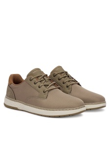 Pantofi barbati casual din material textil, Skechers GARLAN - FITZ 205716 KHK KHAKI, kaki