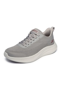 Pantofi barbati sport din material textil, Skechers BOBS MODA FLEX 118155 TPE TAUPE, taupe