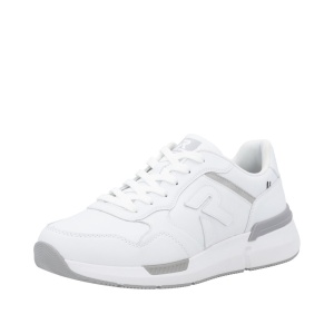 Pantofi barbati sport, piele ecologica, U1400-80, alb