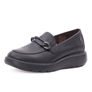 Pantofi dama casual din piele naturala, Karisma 1M590007A 01-N, negru