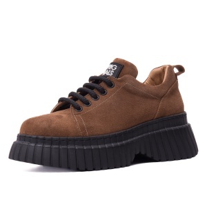 Pantofi dama din piele intoarsa, Dogati 018 70940, maro