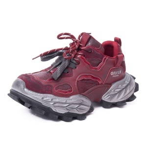 Pantofi dama din piele naturala, Gryxx Z61016-5A PDPD 23-N, bordo