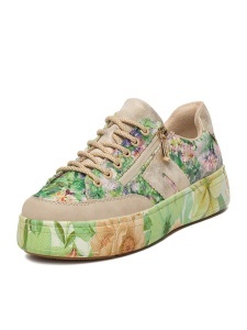 Pantofi dama sport din material textil, Rieker M7711-91, multicolor
