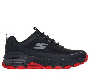 Pantofi sport bărbați Skechers Max Protect - Promote Track 237669 BKRD, negru / roșu