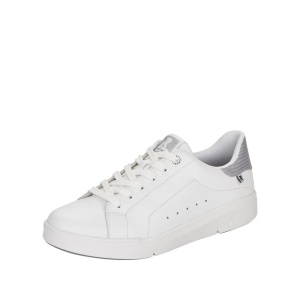 Pantofi Sport Damă Rieker 41902-80 Albi - Piele Naturală - MemoSoft