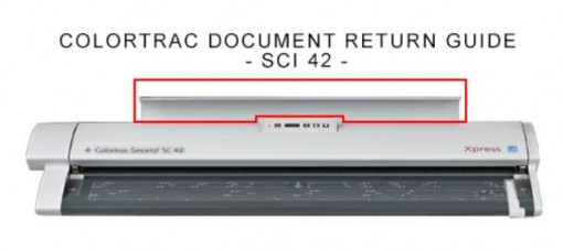 Suport reîntoarcere document scanat Colortrac SmartLF SCi 42