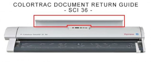 Suport reîntoarcere document scanat Colortrac SmartLF SCi36