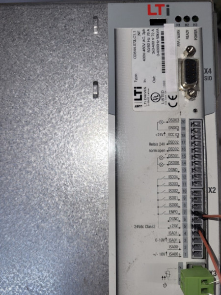 Lust LTI CDS44.072LC1.1 Servodrive, 72A