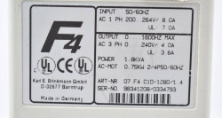 Convertizor de frecventa / VFD KEB 07.F4.C1D-1280/1.4, 0.75kW / 230V