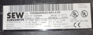 Convertizor de frecventa / VFD SEW EURODRIVE 2.2kW - Img 3