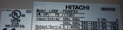 Hitachi L300P-750HFE2, 75kW / 100HP