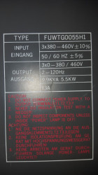 Watt Tronic FUWTG0055H1, 5.5kW