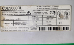 Control Techniques Commander CDE3000RL 37kW