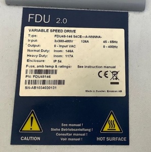 Convertizor de frecventa / VFD Emotron FDU 2.0, 75kW - Img 3