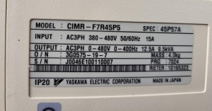 Convertizor de frecventa / VFD Rieter, 5.5kW - Img 2