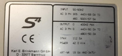 KEB COMBIVERT 19.S4.HNO-347U, 69A