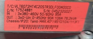 Convertizor de frecventa / VFD Danfoss VLT 6072, 55kW - Img 2
