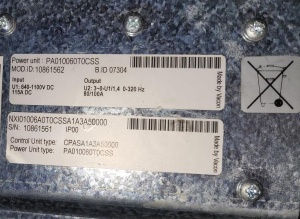 Convertizor de frecventa (VFD) Vacon NXI01006