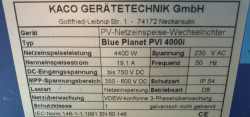 Solar inverter on-grid Kaco Blue Planet 4.4kW