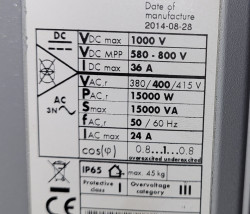 Solar Inverter ongrid SMA Sunny Tripower STP 15000TLEE-10