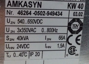 AMK AMKASYN KW40 , 40kW - Img 2