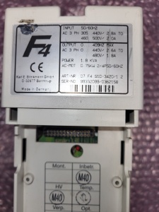 Convertizor de frecventa / VFD KEB Combivert 07.F4 S1D-3420/1.2, 0.75kW - Img 2