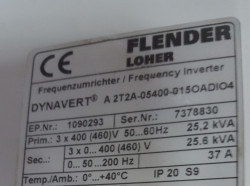 FLENDER LOHER DYNAVERT A 2T2A-5400-015OADIO4, 18kW