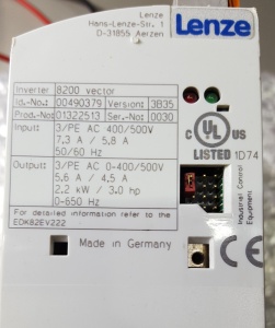 Lenze 8200 Vector 2.2kW - Img 2