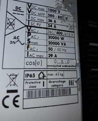 Solar Inverter ongrid SMA Sunny Tripower STP 20000TLEE-10