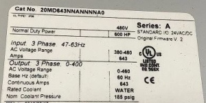 Convertizor de frecventa / VFD Allen Bradley LPM15 440kW - Img 2