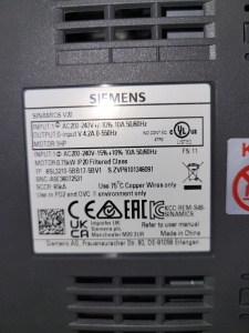 Siemens Sinamics V20 6SL3210-5BB17-5BV1, 0.75kW - Img 2