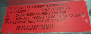 Convertizor de frecventa / VFD Danfoss VLT5011PT5C54SBR1DLF00A00C0, 7.5kW - Img 2