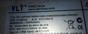 Danfoss HVAC - 30kW, FC-102P30 - Img 3