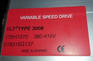 DANFOSS VLT TYPE 3008 175H7270, 7.5kW - Img 3