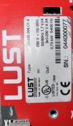 Lust CDA32.004.C1.4 Servodrive, 4A