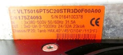 Convertizor de frecventa / VFD Danfoss VLT5016PT5, 15kW