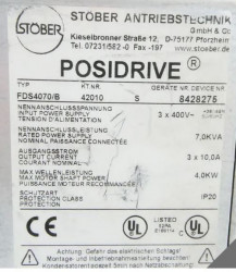 Convertizor de frecventa / VFD POSIDRIVE 4kW