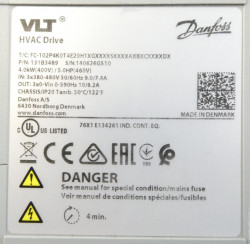 Convertizor de frecventa / VFD Danfoss FC-102 4kW