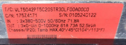 Convertizor de frecventa / VFD Danfoss VLT 5042, 37kW