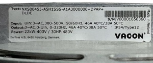 Convertizor de frecventa / VFD Vacon NXS 22kW - Img 3