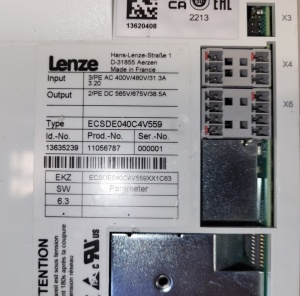 Lenze ECSDE040C4 DC power supply - Img 2