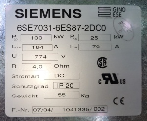 VFD brake resistor / Rezistenta de franare convertizor de frecventa 25/100kW - Img 2