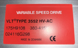 Convertizor de frecventa (VFD) Danfoss VLT 3552, 37kW