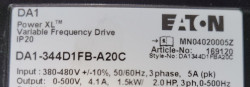 Convertizor de frecventa / VFD Eaton DA1-344D1FB-A20C, 1.5kW