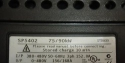 Convertizor de frecventa / VFD Unidrive SP5402 90kW