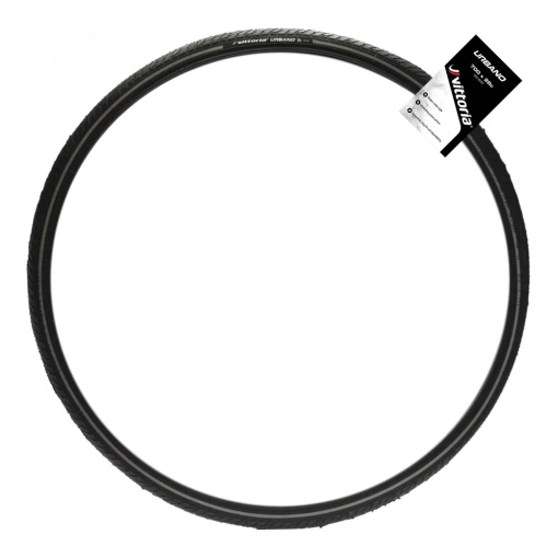 Anvelopa VITTORIA Urbano 700x45C(47-622) Negru 1151g Rigid - banda reflectorizanta