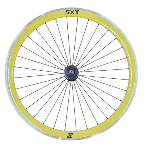 Roata Fata Single Speed/Fixie SXT 700-32H 40 mm Galben