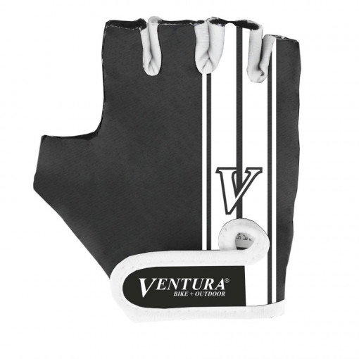 Manusi Ciclism VENTURA L/XL (Negru/Alb)